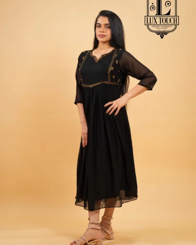 HANDWORKED PLEATED KURTI