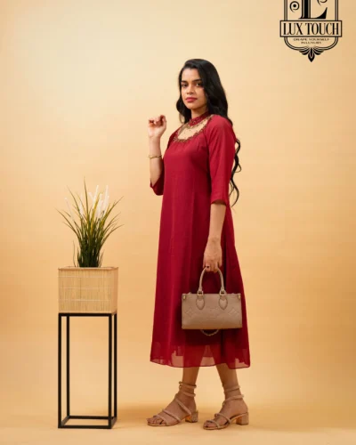 JEWEL NECKED KURTI