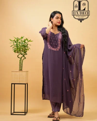 SEMI PARTY WEAR SUIT SET